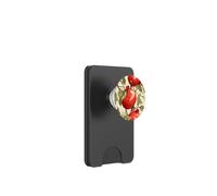 Vintage Pomegranate Fruit Pattern PopSockets PopWallet for MagSafe