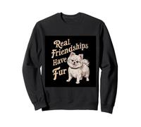 Vintage Pomeraner pointed dog with a humorous saying Sweatshirt