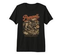 Vintage Pompeii Archaeology 79 AD Mount Vesuvius Italy Premium T-Shirt