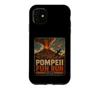 Vintage Pompeii Fun Run Ancient Rome Volcano Eruption Humor Case for iPhone 11