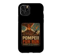 Vintage Pompeii Fun Run Ancient Rome Volcano Eruption Humor Case for iPhone 11 Pro
