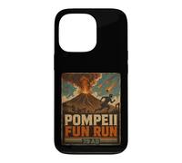 Vintage Pompeii Fun Run Ancient Rome Volcano Eruption Humor Case for iPhone 13 Pro