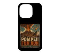 Vintage Pompeii Fun Run Ancient Rome Volcano Eruption Humor Case for iPhone 14 Pro