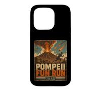 Vintage Pompeii Fun Run Ancient Rome Volcano Eruption Humor Case for iPhone 15 Pro