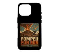 Vintage Pompeii Fun Run Ancient Rome Volcano Eruption Humor Case for iPhone 16 Pro