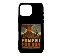 Vintage Pompeii Fun Run Ancient Rome Volcano Eruption Humor Case for iPhone 16 Pro Max