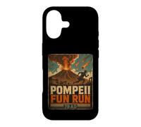 Vintage Pompeii Fun Run Ancient Rome Volcano Eruption Humor Case for iPhone 17