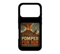 Vintage Pompeii Fun Run Ancient Rome Volcano Eruption Humor Case for iPhone 17 Pro