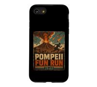 Vintage Pompeii Fun Run Ancient Rome Volcano Eruption Humor Case for iPhone SE (2020) / 7/8