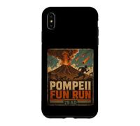 Vintage Pompeii Fun Run Ancient Rome Volcano Eruption Humor Case for iPhone XS Max