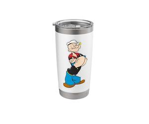 Vintage Pop Eye Pipe Tough Guy Stainless Steel Insulated Tumbler