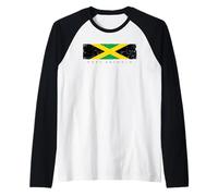 Vintage Port Antonio Jamaica Vacation | Jamaica Lover Raglan Baseball Tee