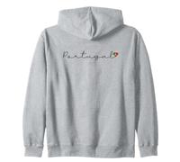 Vintage Portugal Vacation Lover Zip Hoodie
