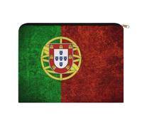 Vintage Portuguese Flag Travel Cosmetic Bags Toiletry Pouch Makeup Purses Organizer Storage Case
