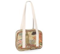 Vintage Postcard London Small Sports Duffel Bags UK London Mini Gym Bag Lightweight Casual Tote Travel Sports Organizer Bag for Kids Girls Boys Women Men