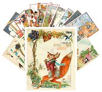 Vintage Postcards 24 pcs Felix Lorioux Vintage Classic Fairy Tales Book Art