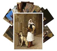 Vintage PostCards 24 pcs ORIENTAL ANTIQUE LIFE SCENES Antique Museum Painting Art by Jean Leon Gerome Retro Poster REPRINT