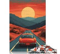 Vintage Poster 1000 Piece Puzzles for Adults 1000 Piece Wooden Puzzles-Puzzle Hands-on Game-Family Decoration 1000pcs (75x50cm)