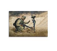 Vintage Poster Armed Forces Remembrance Day Poster Decorative Painting Canvas Wall Posters And Art Picture Print Modern Family Bedroom Decor Posters 12x18inch(30x45cm)