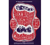 Vintage Poster Jefferson Airplane Rock Band Photo Wall Art Picture Poster A4