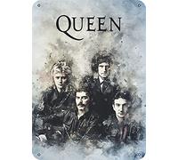 Vintage Poster Queen is a Rock Band Metal Tin Sign 8 X 12 Wall Decor