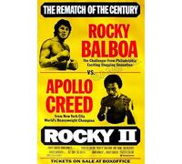 Vintage Poster Rocky Balboa 2 Photo Wall Art Picture A4