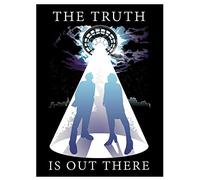 Vintage Poster The Truth Is Out There Metal Sign Wall Decor Retro Metal Tin Sign 8X12 Inches