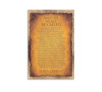 Vintage Posters,Name Above All Name Life, God Name Christ Bible Verse Posters Canvas Art Poster And Wall Art Picture Print Modern Family Bedroom Decor Posters 16x24inch(40x60cm)
