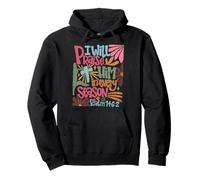 Vintage Praise Him In Every Season Boho Floral Drawn Pullover Hoodie