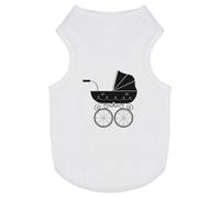 'Vintage Pram' Pet Dog/Cat T-Shirt (PT00057117)