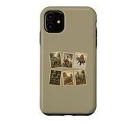 Vintage Prehistoric Dinosaur Postage Stamp Collection Art Case for iPhone 11