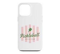 Vintage Preppy Pickleball Social Club Retro Paddle Aesthetic Case for iPhone 13 Pro Max