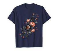 Vintage Pressed Flower Botanical Floral Boho Wildflowers Art T-Shirt
