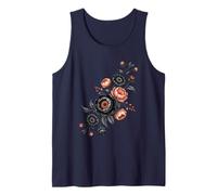 Vintage Pressed Flower Botanical Floral Boho Wildflowers Art Tank Top