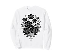 Vintage Pressed Flowers | Botanic Floral Garden WIldflowers Sweatshirt