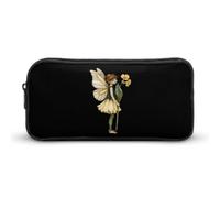Vintage Primrose Fairy Large Pencil Case Makeup Bag | Funny Stationery Pouch Organiser Storage for Office Travel Daily