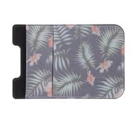 Vintage Print Adhesive Phone Back Card Holder with Card Sleeve Pocket