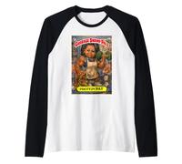 Vintage Protein Pat Garbage Swamp Pals Sticker Card 80s Raglan Baseball Tee