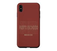 Vintage Puerto Escondido Mexico Case for iPhone XS Max