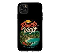 Vintage Puerto Viejo Costa Rica Travel Landmark Gift Case for iPhone 11 Pro Max