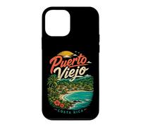 Vintage Puerto Viejo Costa Rica Travel Landmark Gift Case for iPhone 12 mini