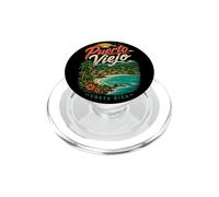 Vintage Puerto Viejo Costa Rica Travel Landmark Gift PopSockets PopGrip for MagSafe