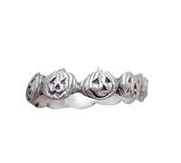 Vintage Pumpkin Halloween Finger Ring Women Men Party Jewelry Accessory Antique Silver Us 8 Creative And Exquisite Workmanship