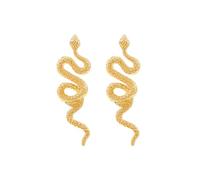 Vintage Punk Snake Earrings Featuring Unique Designs Earrings Alloy Texture Suitable For Fashion Enthusiasts Present Elegant Snake Ear Studs