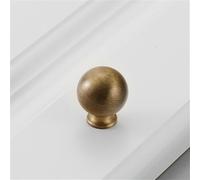 Vintage Pure Copper Solid Furniture Cabinet Door Single Hole Handle Brass Antique Chinese Style Wardrobe Drawer Handle Vintage Brass