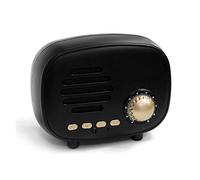 Vintage Q108 Bluetooth Speaker Bluetooth 4.1 Multimedia Portable Radio Sound Box Support FM Radio TF Card(Nero)