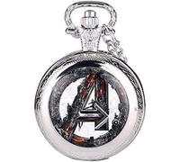 Vintage Quartz Pocket Watch Avenger Themed Necklace for Men Women Children - Full Hunter - On 32" Inch / 80cm Chain (Color : Onecolor)