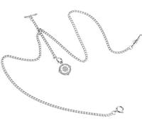 Vintage Quartz Pocket Watch Pocket Watch Albert Chain Pocket Watch and Chain, T-bar Chain with Compass Pendant, Curb Link Chain 2 Hook Antique Fob T Bar for Menu2026 (Color : 5.bronze Compass)