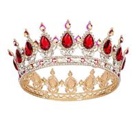Vintage Queen Bride Rhinestones Crown Women Prom Bridal Wedding Crowns Headbands 88