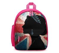 Vintage Queen Flag of The United Kingdom Mini Backpack Small Shoulder Bag Cute Daypack Lightweight Backpacks for Men Women